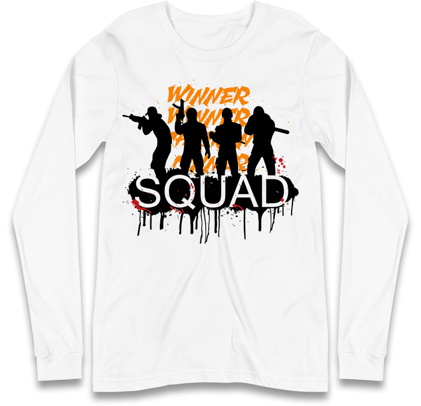 Pubg Squad Long Sleeve T Shirt
