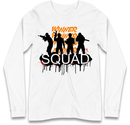 Pubg Squad Long Sleeve T Shirt