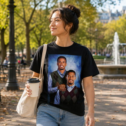 William Saliba Gabriel Magalhaes Step Bros Style T Shirt