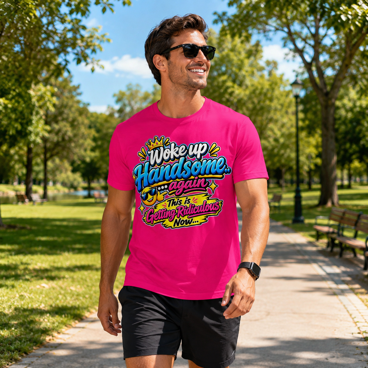 Woke up Handsome again This is Getting Ridiculous Now T Shirt