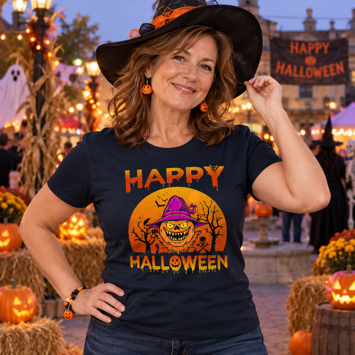 Women's Halloween T Shirts for Adults