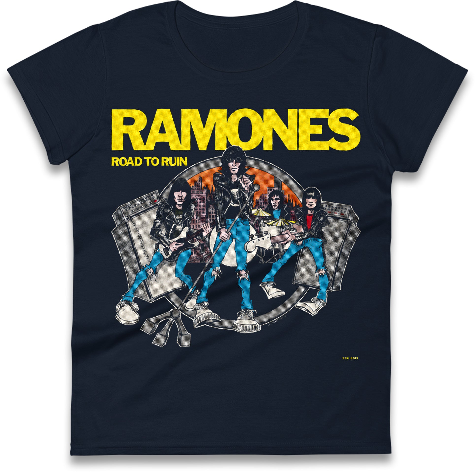Women's Ramones T Shirt Vintage