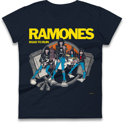 Women's Ramones T Shirt Vintage