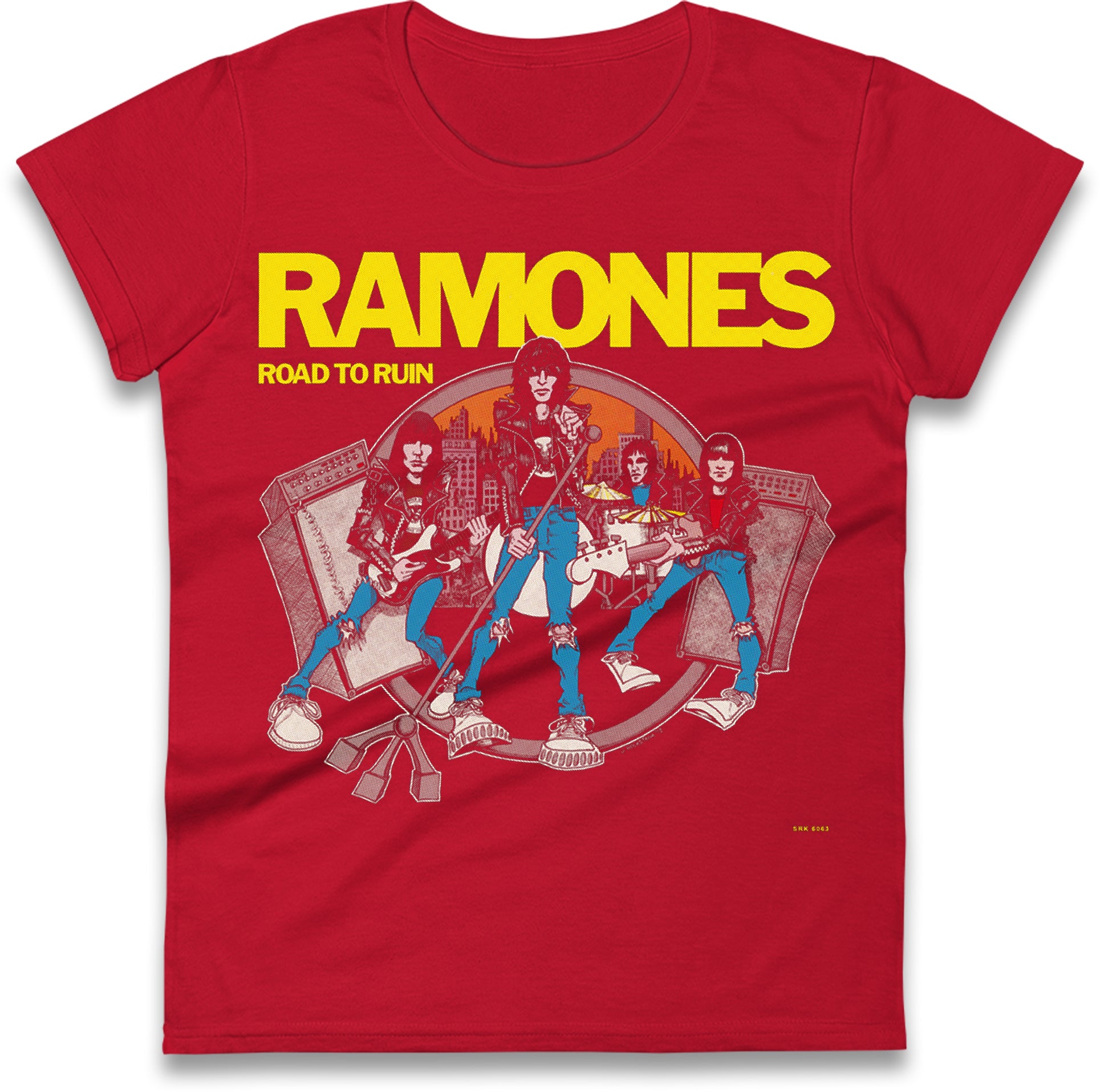 Women's Ramones T Shirt Vintage