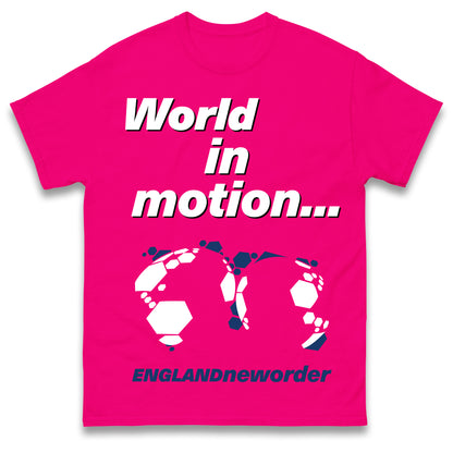World in Motion England New Order T Shirt
