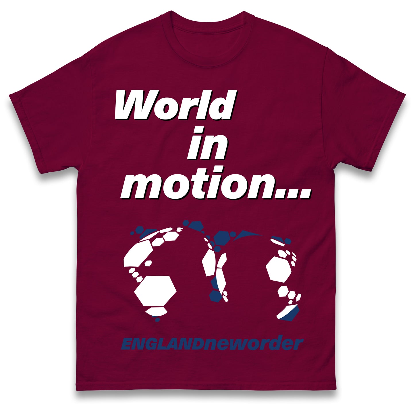 World in Motion England New Order T Shirt