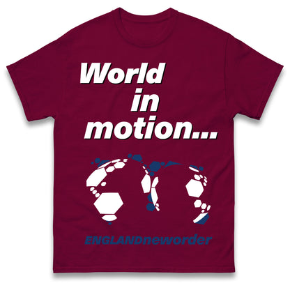 World in Motion England New Order T Shirt