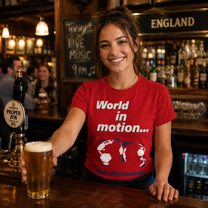 World in Motion England New Order T Shirt