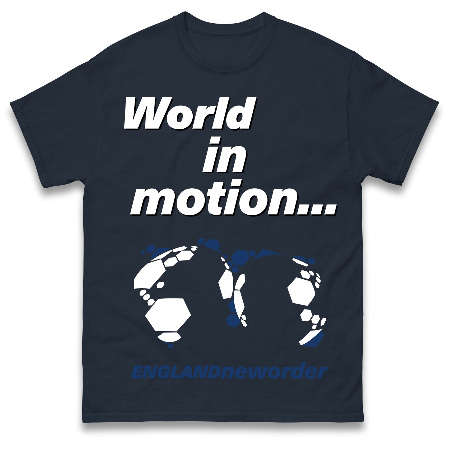 World in Motion England New Order T Shirt