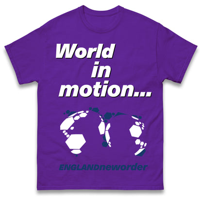 World in Motion England New Order T Shirt