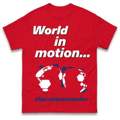 World in Motion England New Order T Shirt