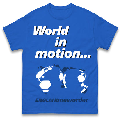 World in Motion England New Order T Shirt