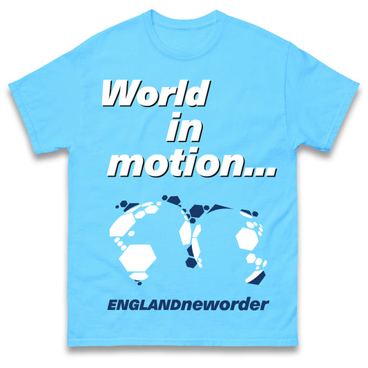 World in Motion England New Order T Shirt