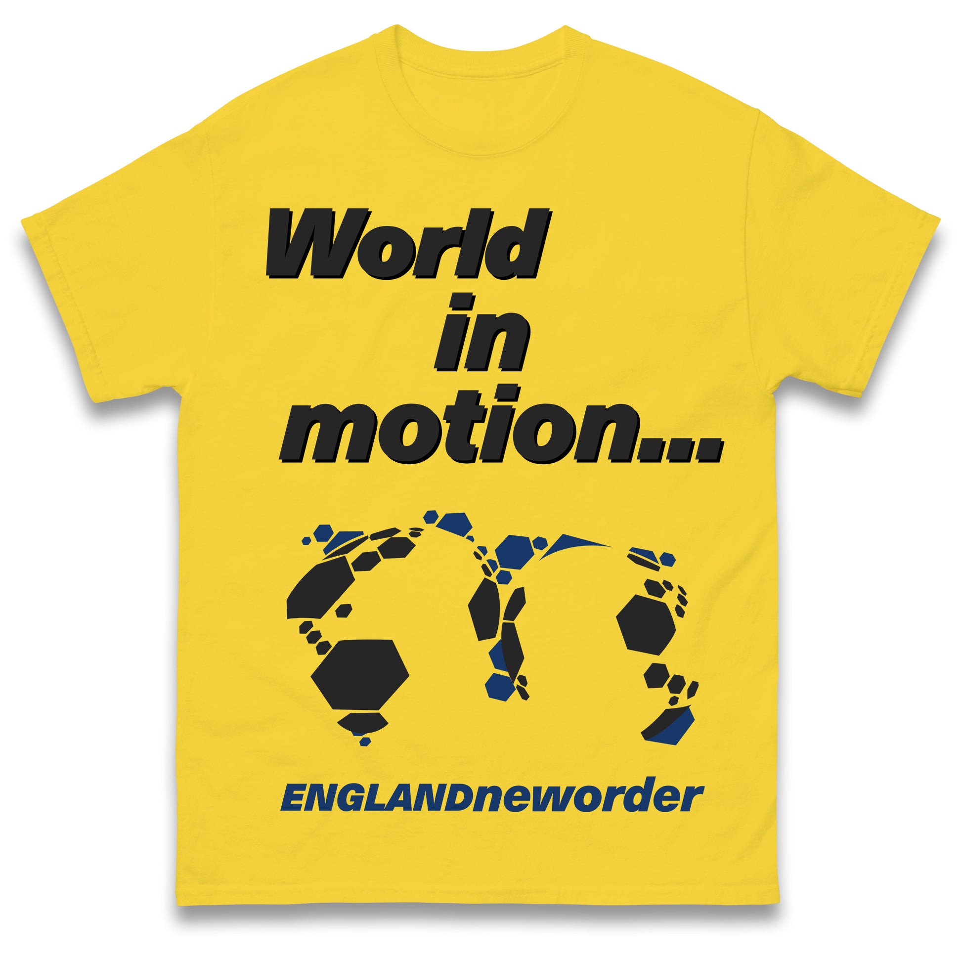 World in Motion England New Order T Shirt