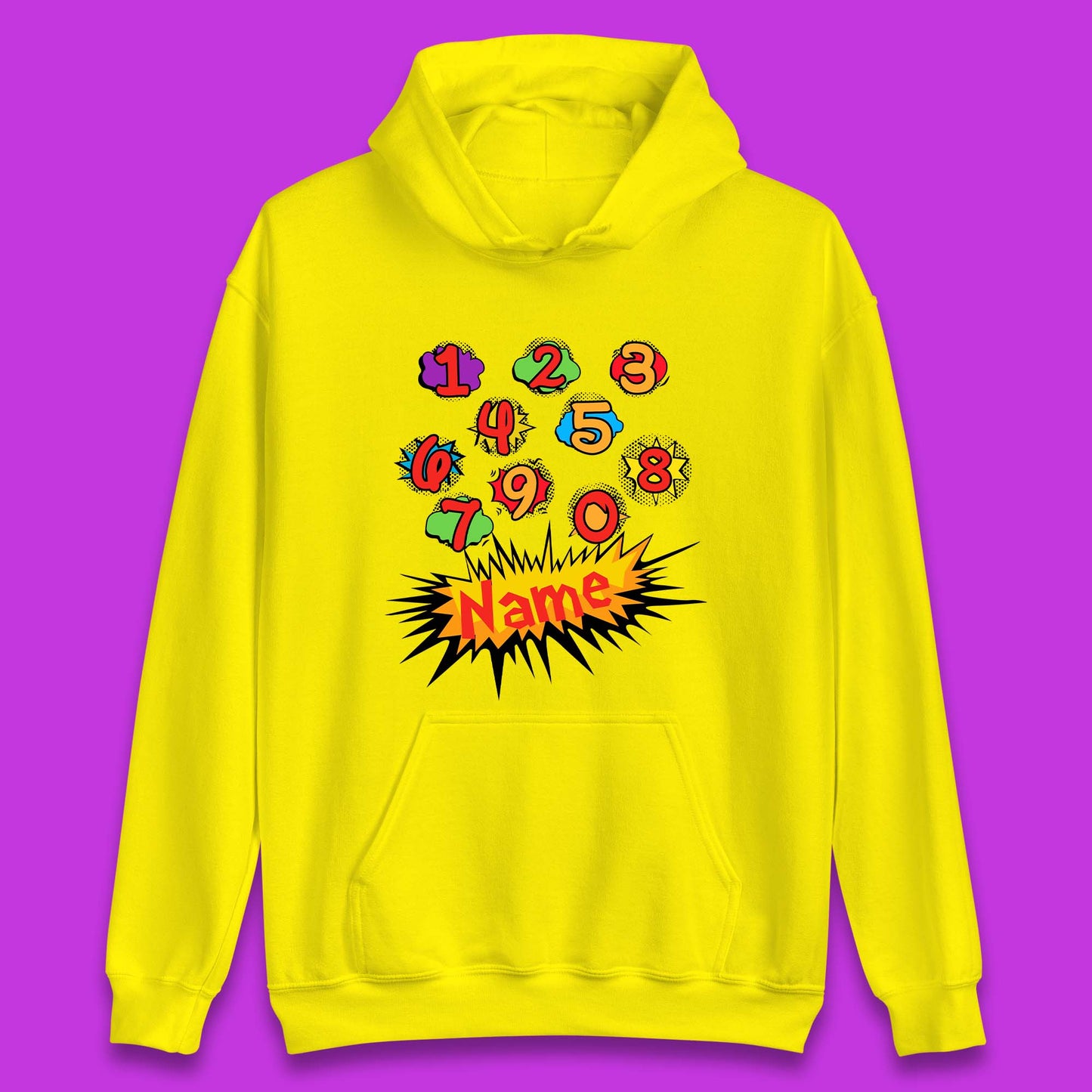 Personalised Number Day Unisex Hoodie