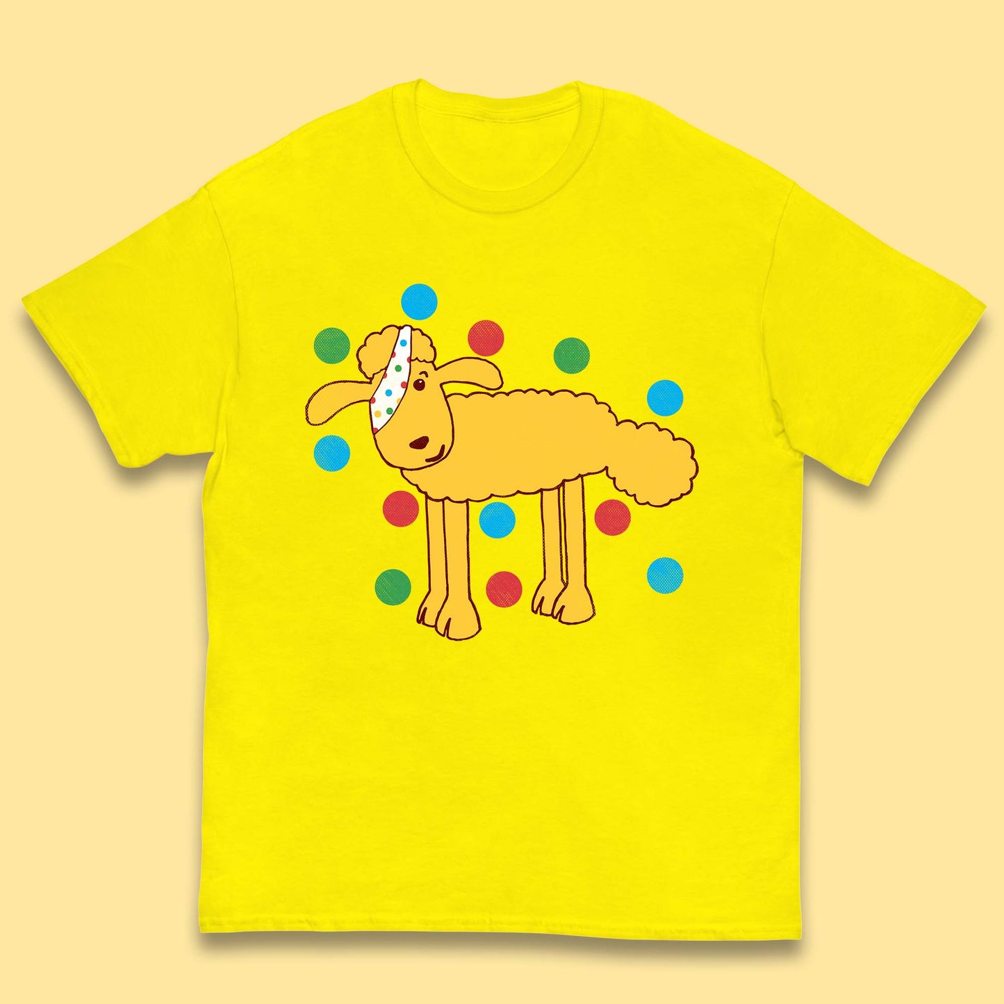 Spotty Pudsey Sheep Children In Need Dotty Spot Charity Raising Pudsey Sheep Kids T Shirt