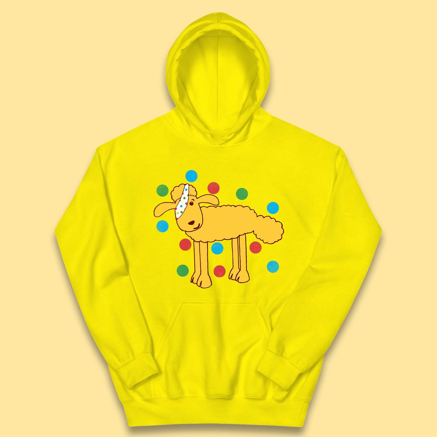 Spotty Pudsey Sheep Children In Need Dotty Spot Charity Raising Pudsey Sheep Kids Hoodie
