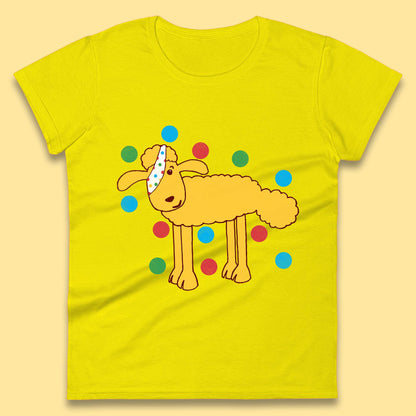 Spotty Pudsey Sheep Children In Need Dotty Spot Charity Raising Pudsey Sheep Womens Tee Top