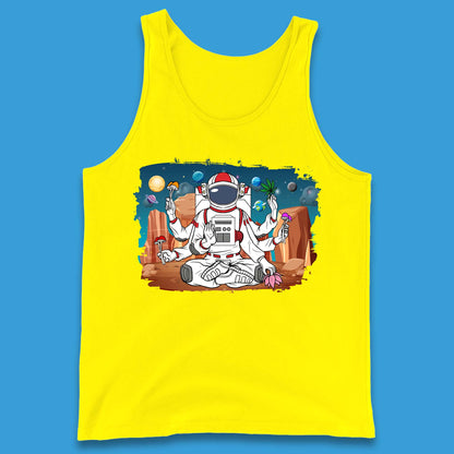 Meditating Astronaut Yoga Tank Top