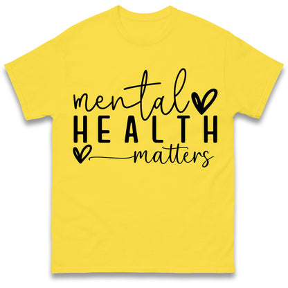 Yellow Mental Health T Shirt