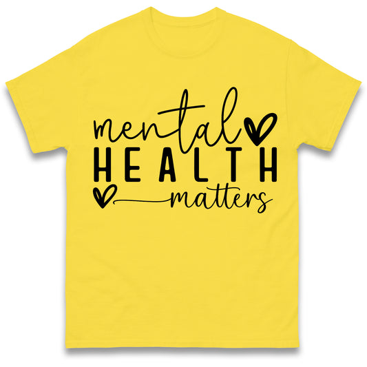 Yellow Mental Health T Shirt