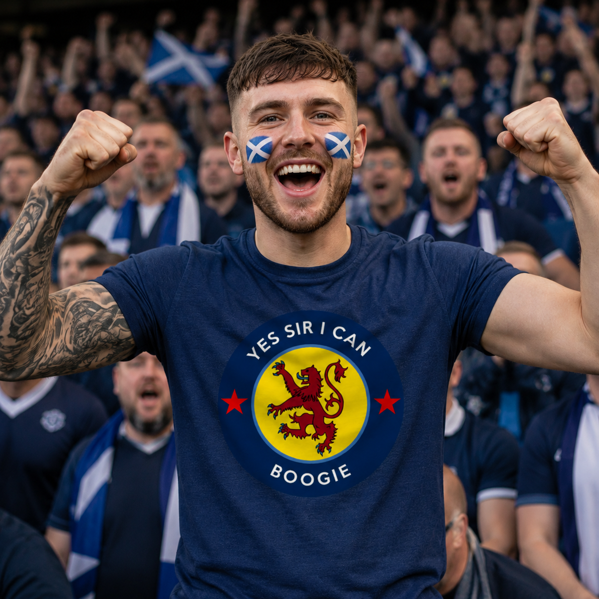 Yes Sir I Can Boogie Scotland T Shirt