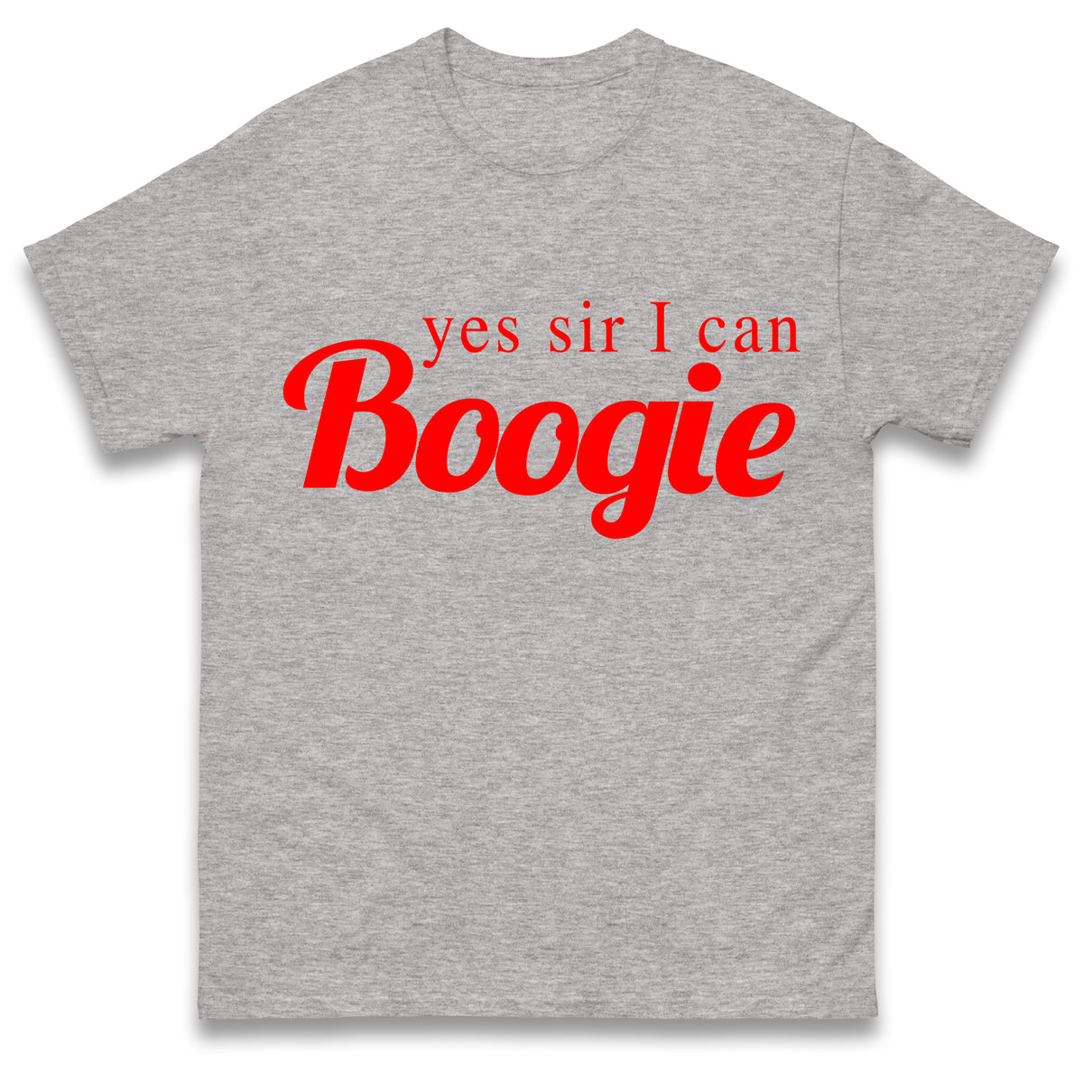 Yes Sir I Can Boogie T-Shirt Retro 70s 80s Disco Dancing Top Vintage T-Shirt