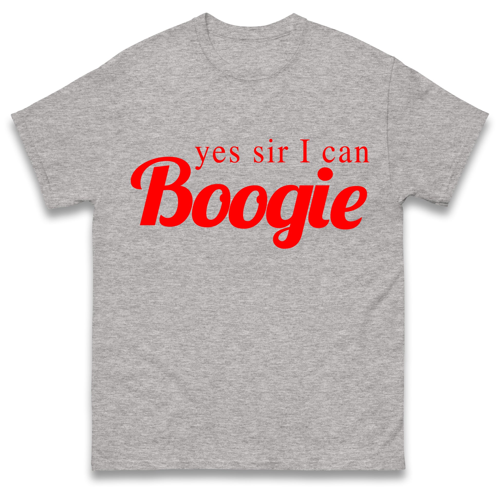 Yes Sir I Can Boogie T-Shirt Retro 70s 80s Disco Dancing Top Vintage T-Shirt