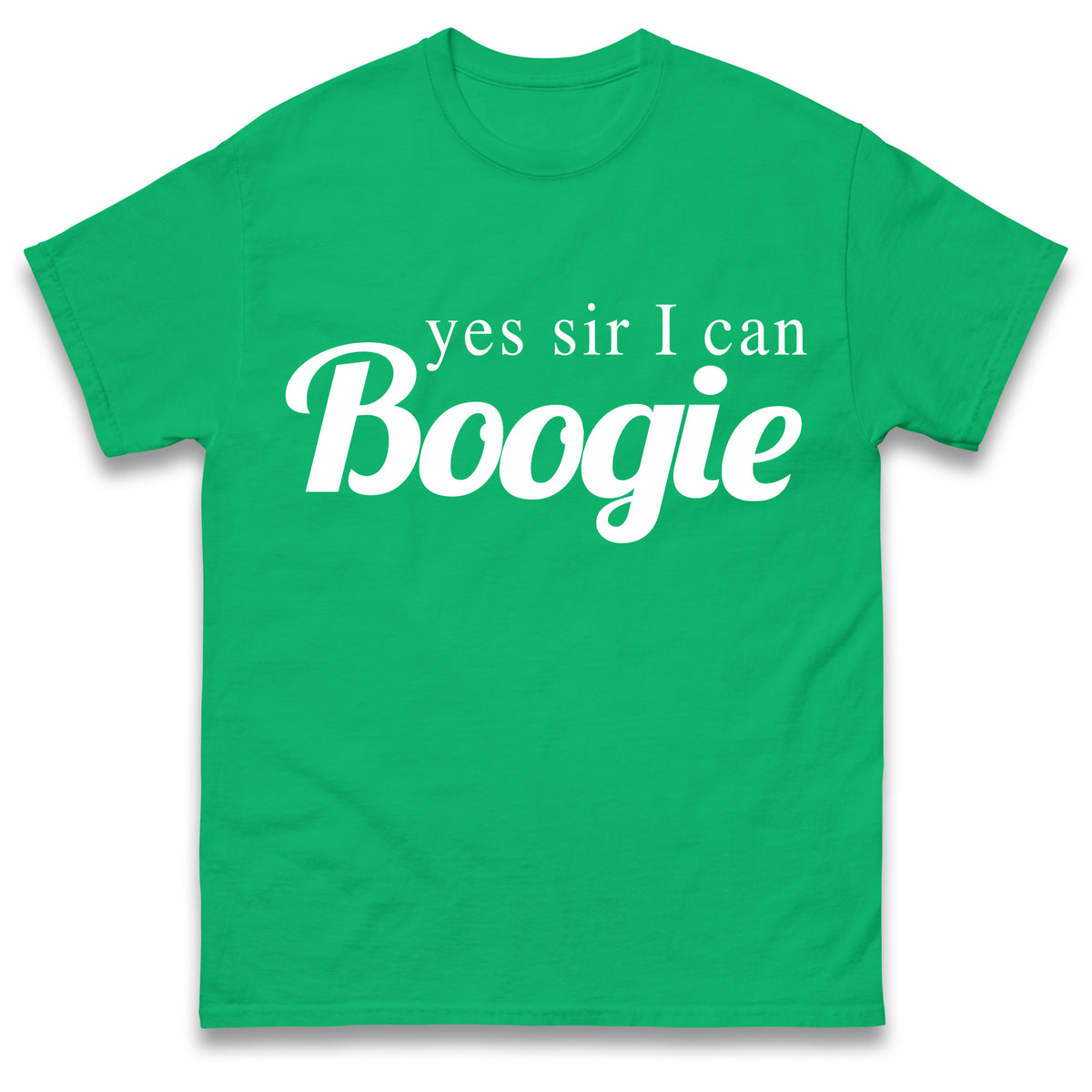 Yes Sir I Can Boogie T-Shirt Retro 70s 80s Disco Dancing Top Vintage T-Shirt