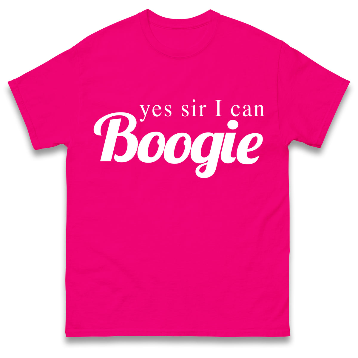 Yes Sir I Can Boogie T-Shirt Retro 70s 80s Disco Dancing Top Vintage T-Shirt