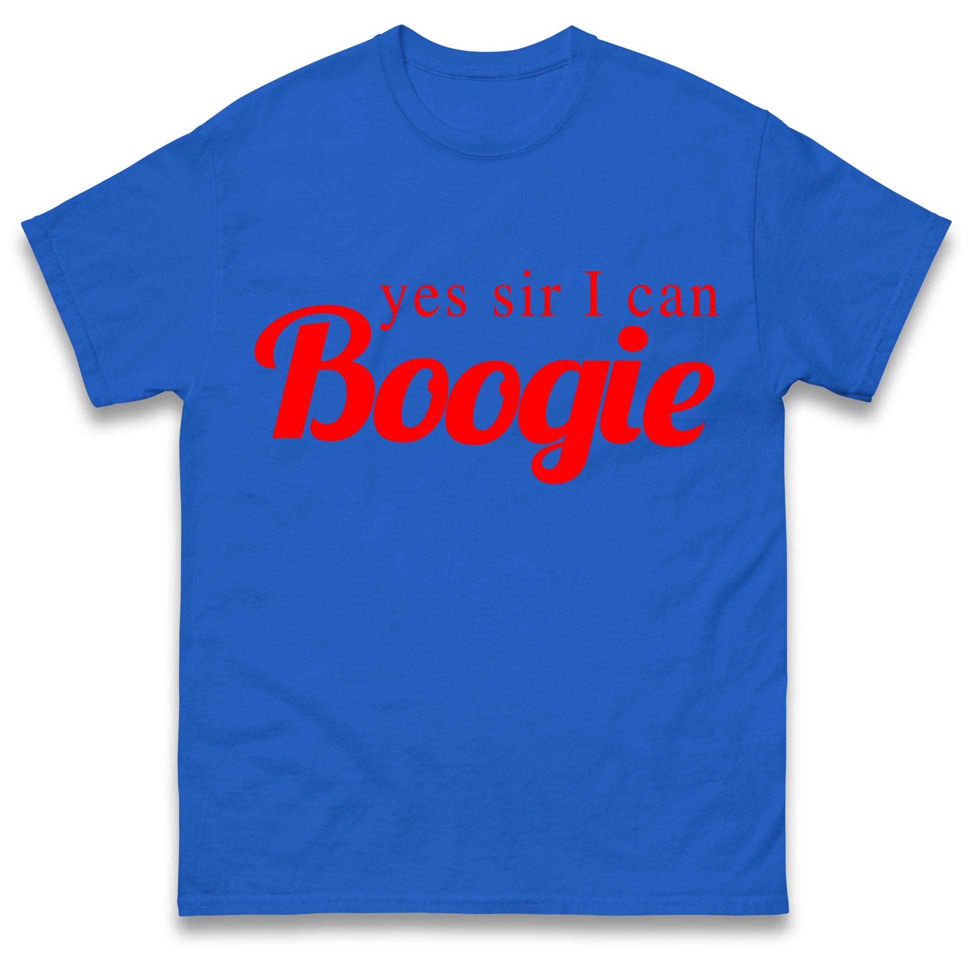 Yes Sir I Can Boogie T-Shirt Retro 70s 80s Disco Dancing Top Vintage T-Shirt