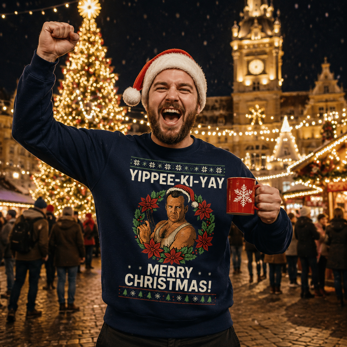 Yippee-Ki-Yay Die Hard Jumper