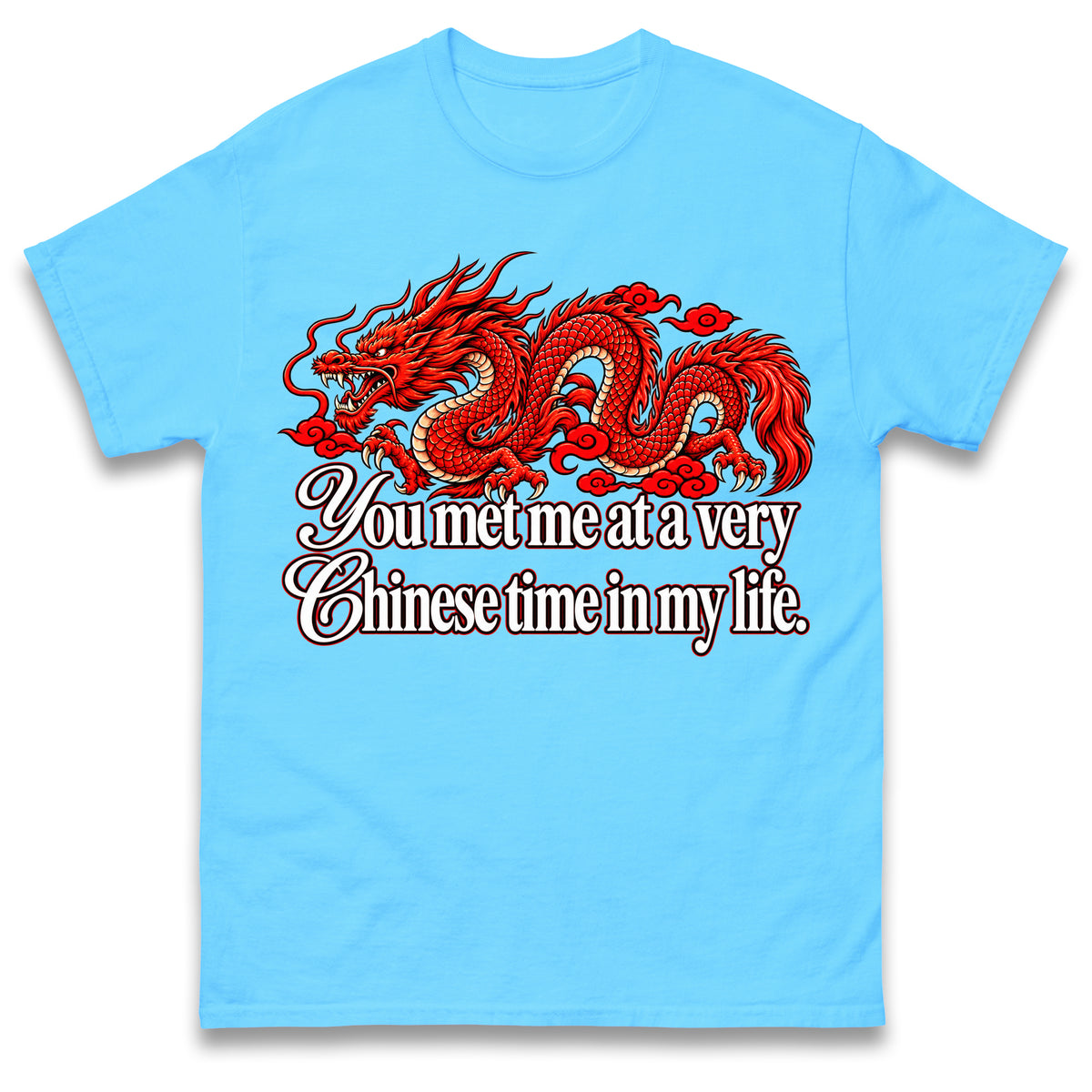 You Met Me at a Very Chinese Time in My Life T Shirt