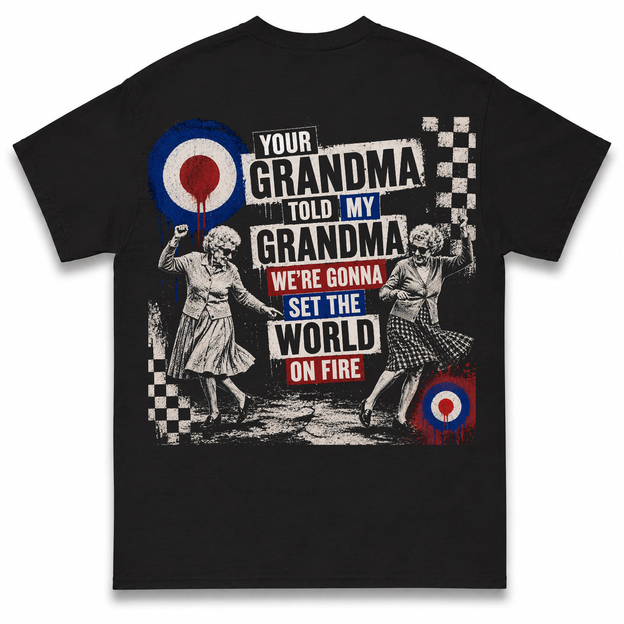 Ocean Colour Scene Your Grandma and My Grandma Sitting By The Fire T Shirt