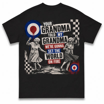Ocean Colour Scene Your Grandma and My Grandma Sitting By The Fire T Shirt