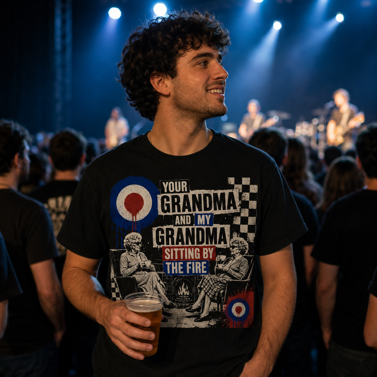 Ocean Colour Scene Your Grandma and My Grandma Sitting By The Fire T Shirt
