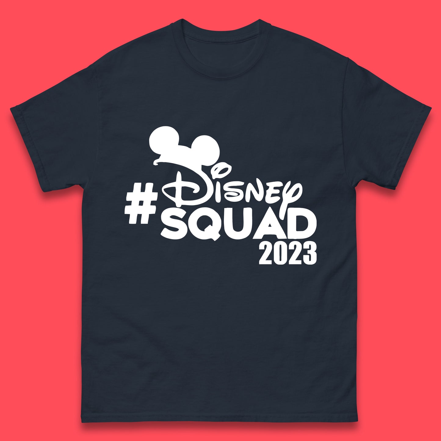 Disney Squad 2023 Mickey Mouse Minnie Mouse Cartoon Festive Disneyland Trip Vacations Mens Tee Top