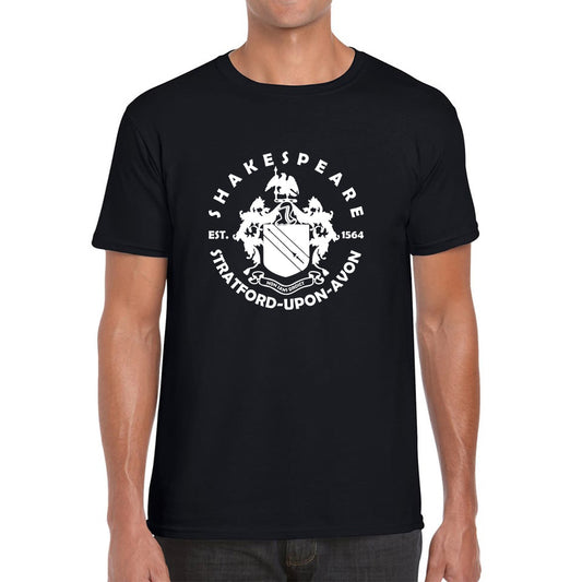 William Shakespeare's Birthplace, Stratford-Upon-Avon, Warwickshire, England, UK National Shakespeare Day Mens Tee Top