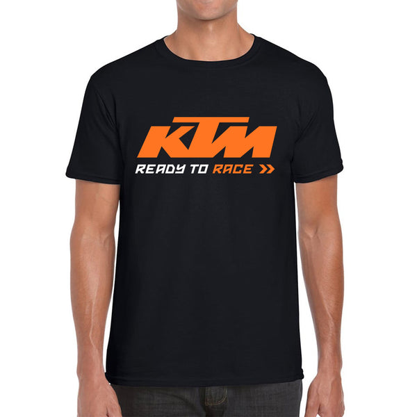KTM Ready To Race KTM Racing Logo Motorcycle KTM Motorcycle Dirt Bike Quad Ready Race KTM Lovers Mens Tee Top