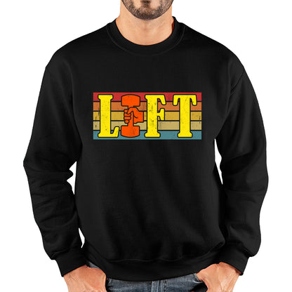 Lift Gym Bodybuilding Training Workout Exercise Weight Lifting Dumbells Fitness Unisex Sweatshirt