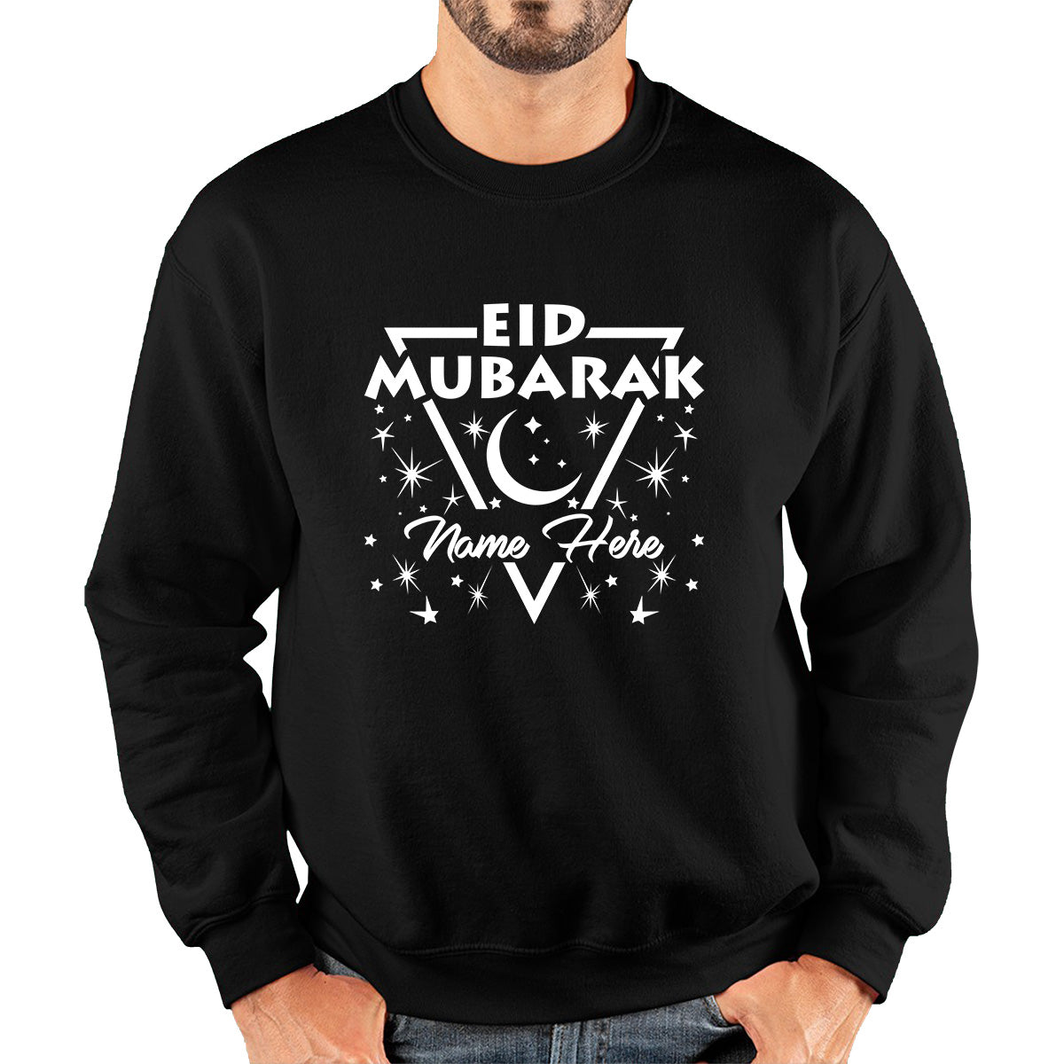 Personalised Eid Mubarak Sweatshirts UK
