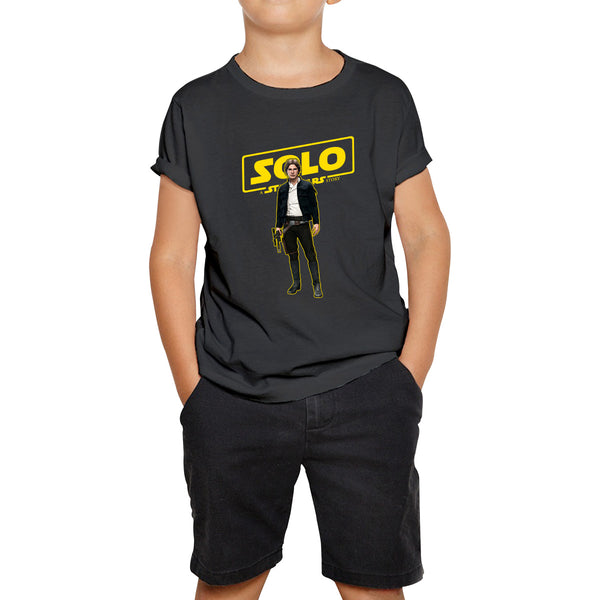 Han Solo Star Wars Fictional Character Solo A Star Wars Story Sci-fi Action Adventure Movie Disney Star Wars Day 46th Anniversary Kids T Shirt