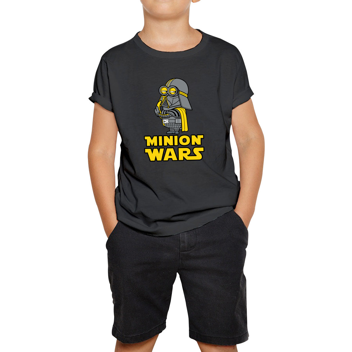 Minion Wars Trooper Cosplay Star Wars Minion Parody The Minions Become Superheroes Disney Star Wars 46th Anniversary Kids T Shirt