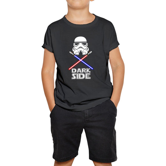 Stormtrooper Dark Side Star Wars Galactic Empire Space Marines Empire Strikes Back Disney Star Wars Day 46th Anniversary Kids T Shirt