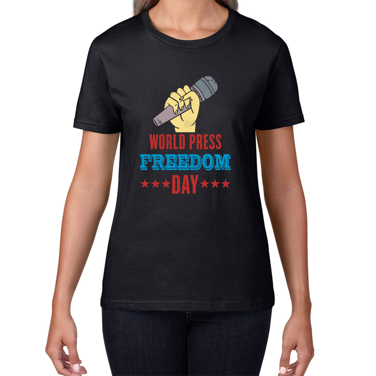 World Press Freedom Day Tribute To Journalism Journalists Human Rights Press Day Womens Tee Top