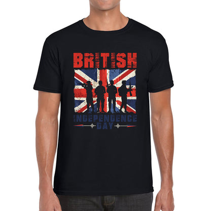 British Independence Day UK Flag 1st Of May Independence Day British Country Love Patriotism Great Britain Mens Tee Top