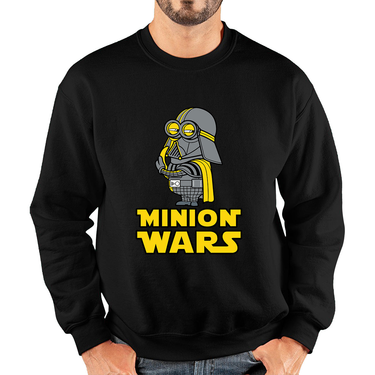 Minion Wars Trooper Cosplay Star Wars Minion Parody The Minions Become Superheroes Disney Star Wars 46th Anniversary Unisex Sweatshirt