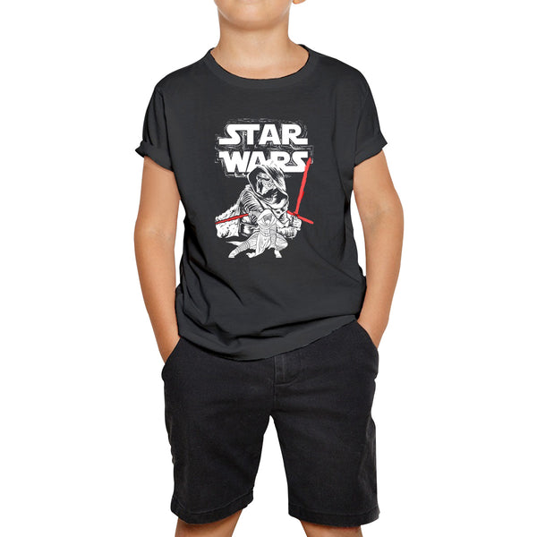 Star Wars Kylo Ren Fictional Character The Force Awakens Ben Solo Supreme Leader Of The First Order Disney Star Wars 46th Anniversary Kids T Shirt