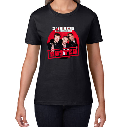 Busted Are Back To Celebrate Their 20th Anniversary Musician Band Busted Singers Womens Tee Top
