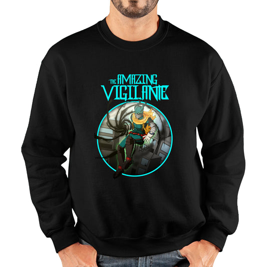 The Amazing Vigilant out of the Dark hole Vintage Graphic Cartoon Series Unisex Sweatshirt